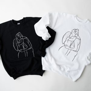 Sudadera línea fina para parejas