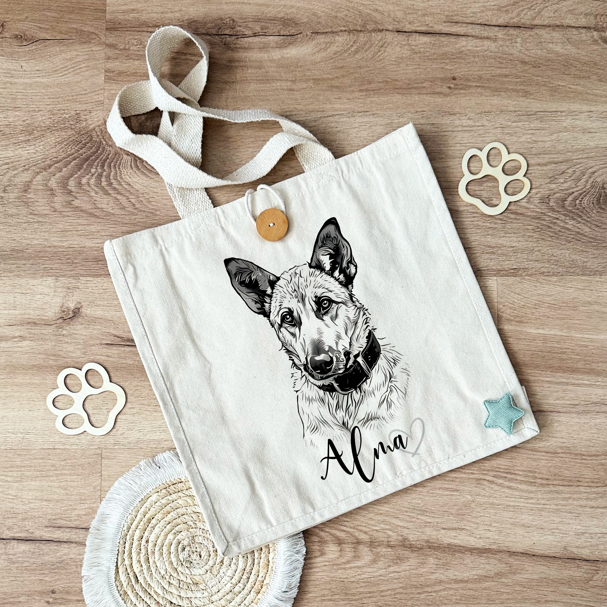 Bolso-Totebag boceto peludos - Imagen 2