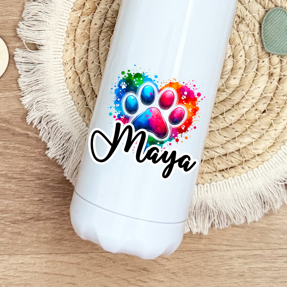 Botella patita multicolor - Imagen 2