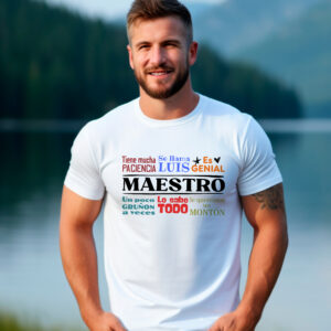 Camiseta maestro