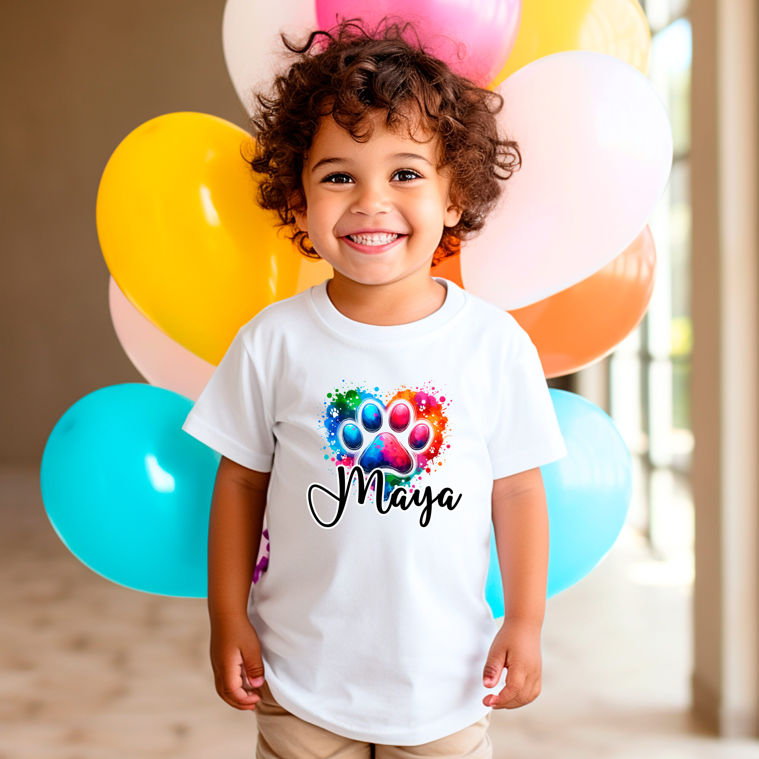 Camiseta patita multicolor - Imagen 5