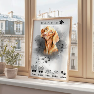 Lámina familiar peludos