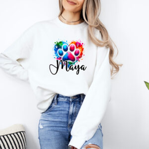 Sudadera patita multicolor